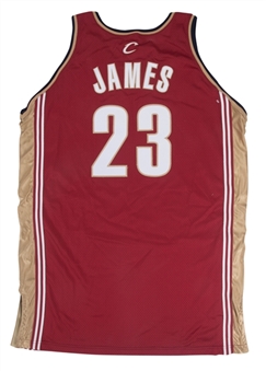 2003-04 LeBron James Game Used Cleveland Cavaliers Road Jersey (MEARS)